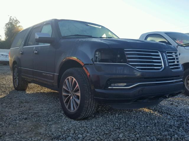 5LMJJ3HTXFEJ08986 - 2015 LINCOLN NAVIGATOR BLACK photo 1