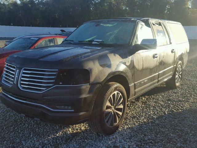 5LMJJ3HTXFEJ08986 - 2015 LINCOLN NAVIGATOR BLACK photo 2