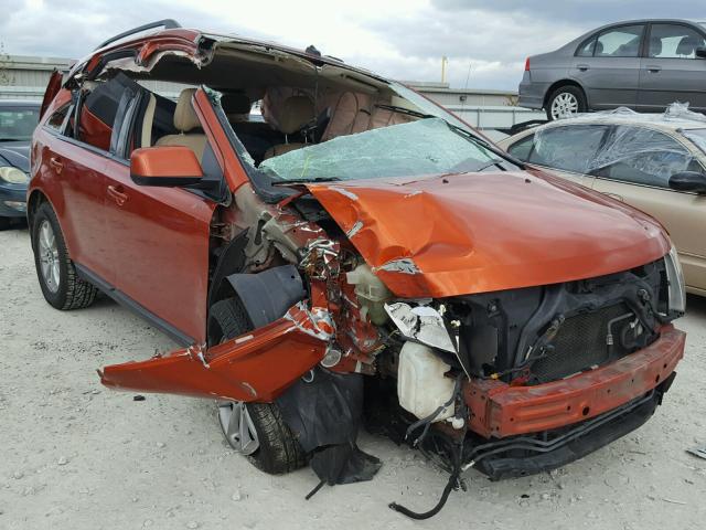 2FMDK38C37BB11559 - 2007 FORD EDGE ORANGE photo 1