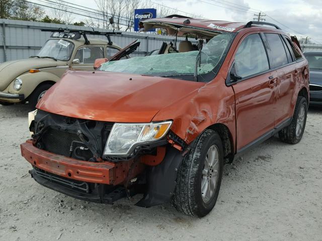 2FMDK38C37BB11559 - 2007 FORD EDGE Помаранчевий фото 2