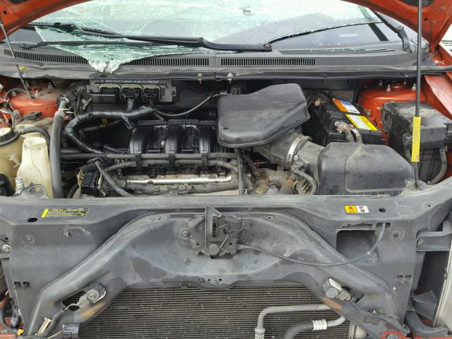 2FMDK38C37BB11559 - 2007 FORD EDGE ORANGE photo 7