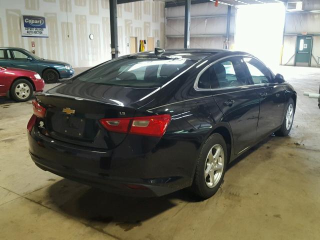 1G1ZB5ST0GF310428 - 2016 CHEVROLET MALIBU LS BLACK photo 4