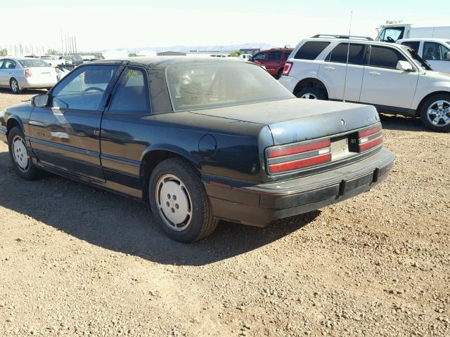 2G4WB14T0L1431120 - 1990 BUICK REGAL CUST BLACK photo 3