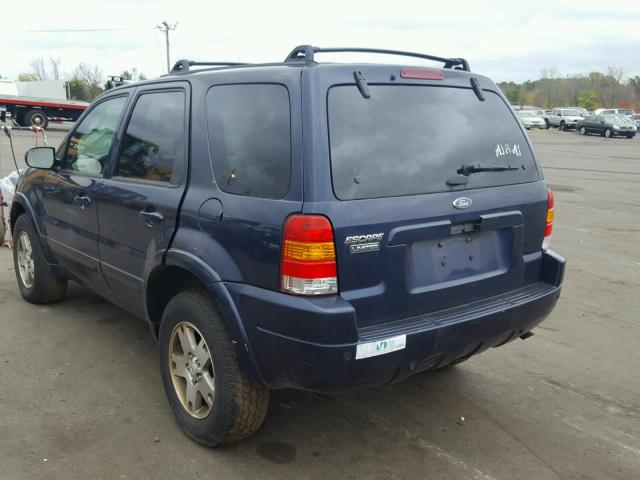 1FMCU94143KD49675 - 2003 FORD ESCAPE BLUE photo 3