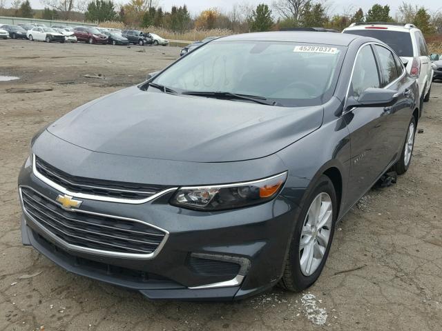 1G1ZE5ST0GF336339 - 2016 CHEVROLET MALIBU LT GRAY photo 2