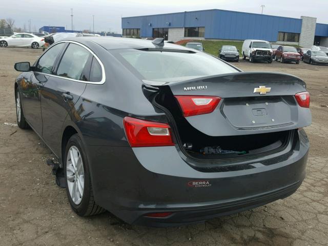 1G1ZE5ST0GF336339 - 2016 CHEVROLET MALIBU LT GRAY photo 3