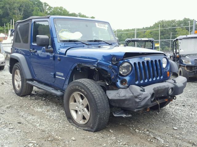 1J4AA2D11AL208995 - 2010 JEEP WRANGLER S BLUE photo 1