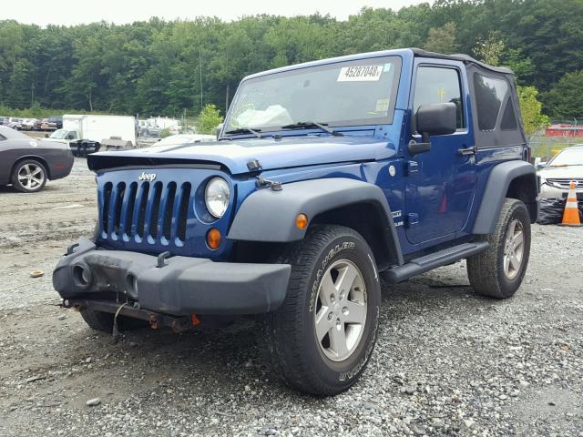 1J4AA2D11AL208995 - 2010 JEEP WRANGLER S BLUE photo 2