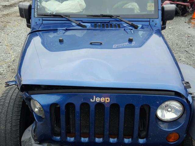 1J4AA2D11AL208995 - 2010 JEEP WRANGLER S BLUE photo 7