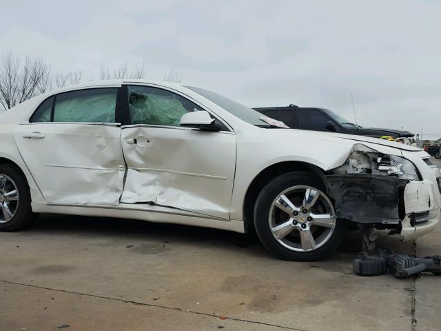 1G1ZC5E14BF310612 - 2011 CHEVROLET MALIBU 1LT WHITE photo 10