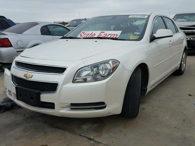 1G1ZC5E14BF310612 - 2011 CHEVROLET MALIBU 1LT WHITE photo 2