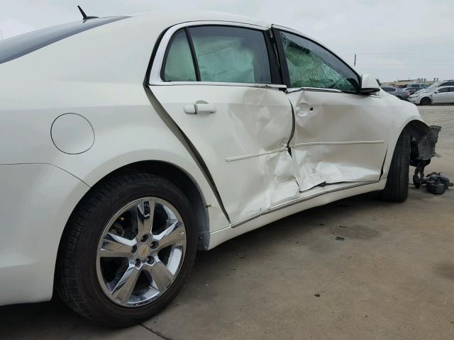 1G1ZC5E14BF310612 - 2011 CHEVROLET MALIBU 1LT WHITE photo 9