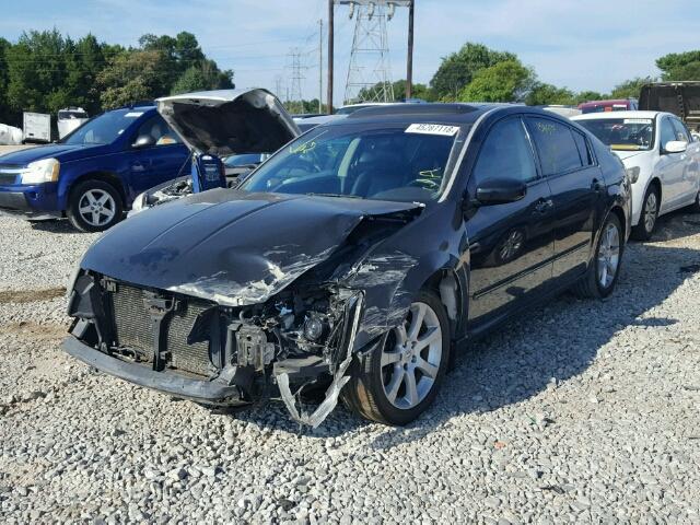 1N4BA41E78C805789 - 2008 NISSAN MAXIMA SE BLACK photo 2