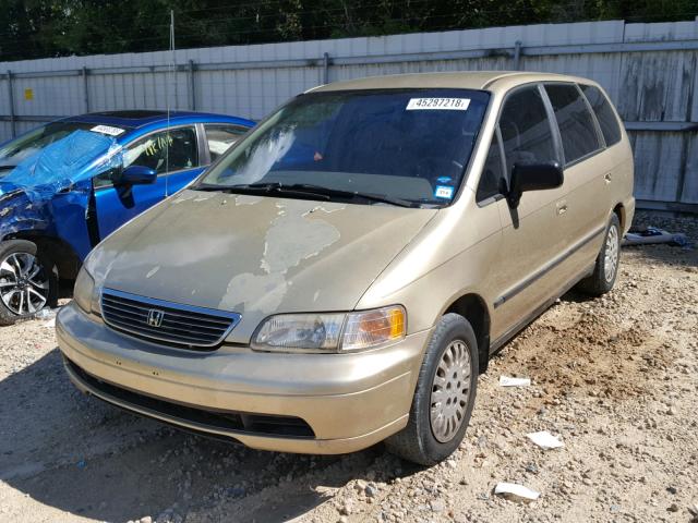 JHMRA1846TC014164 - 1996 HONDA ODYSSEY BA GOLD photo 2