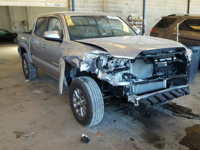 5TFAZ5CN7HX042201 - 2017 TOYOTA TACOMA DOU SILVER photo 1