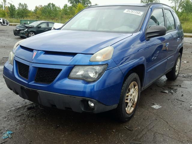 3G7DA03E85S503733 - 2005 PONTIAC AZTEK BLUE photo 2