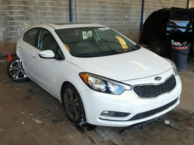 KNAFZ4A89G5483400 - 2016 KIA FORTE EX WHITE photo 1