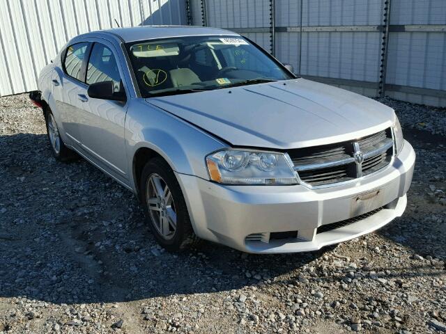 1B3LC56K18N216238 - 2008 DODGE AVENGER SX SILVER photo 1