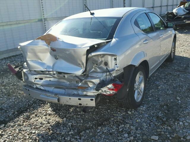1B3LC56K18N216238 - 2008 DODGE AVENGER SX SILVER photo 4