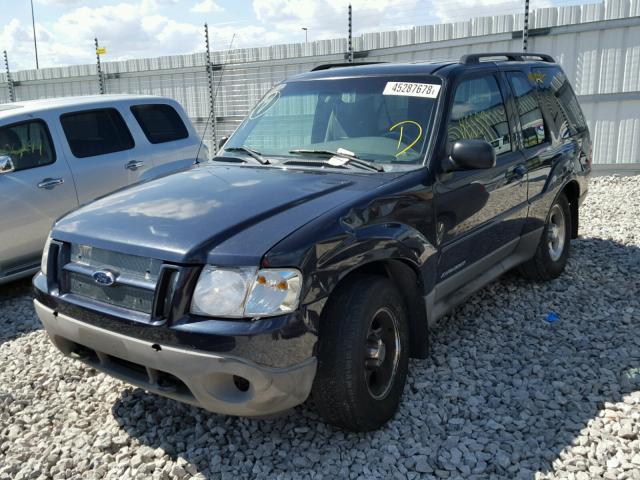 1FMCU70E21UA29379 - 2001 FORD EXPLORER S BLUE photo 2