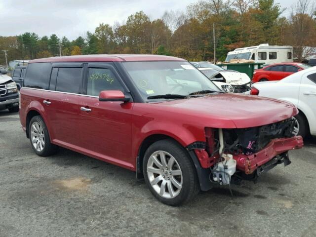 2FMEK62C59BA80249 - 2009 FORD FLEX SEL RED photo 1