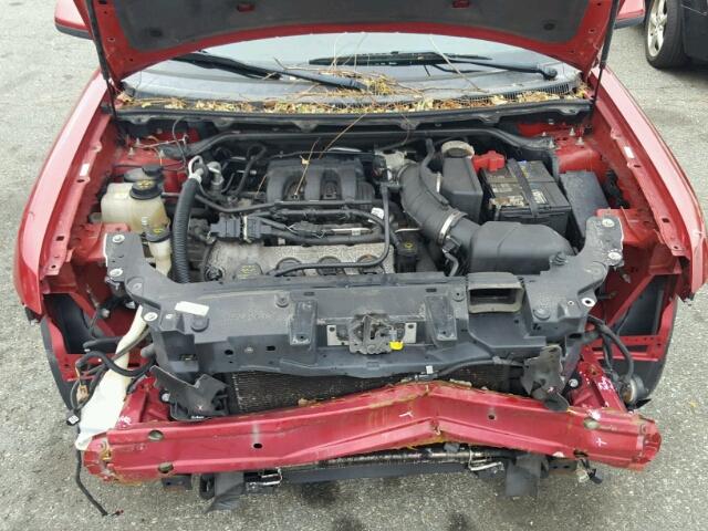 2FMEK62C59BA80249 - 2009 FORD FLEX SEL RED photo 7