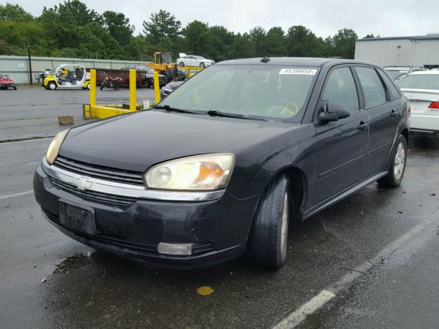 1G1ZU64865F156247 - 2005 CHEVROLET MALIBU MAX BLACK photo 2