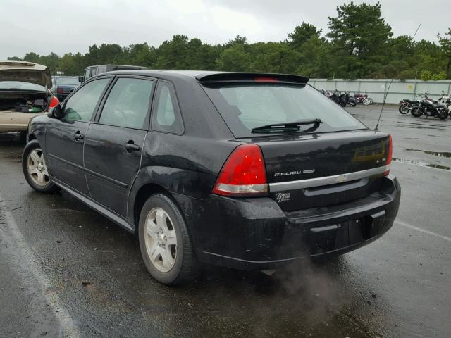 1G1ZU64865F156247 - 2005 CHEVROLET MALIBU MAX 黑色 照片 3