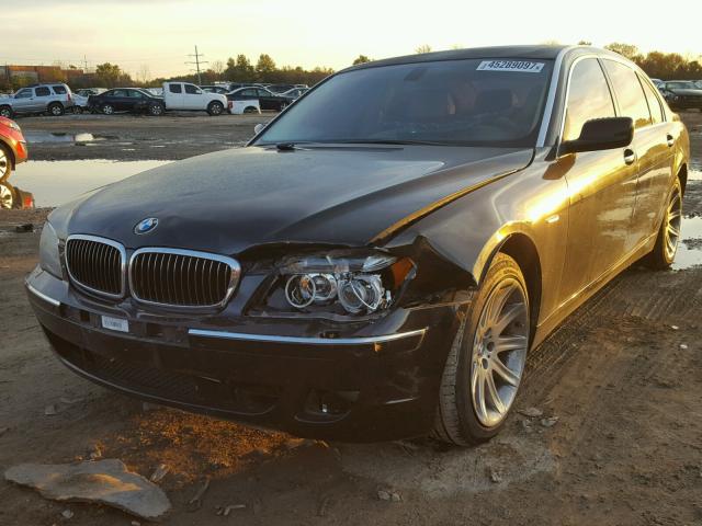 WBAHN835X6DT28146 - 2006 BMW 750 LI BLACK photo 2