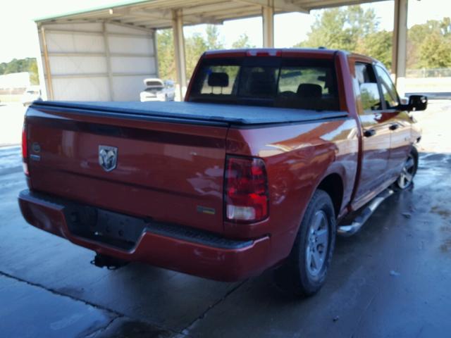 1D3HB13P99S748346 - 2009 DODGE RAM 1500 ORANGE photo 4