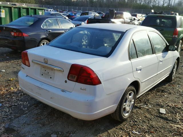 1HGES16562L002332 - 2002 HONDA CIVIC LX WHITE photo 4