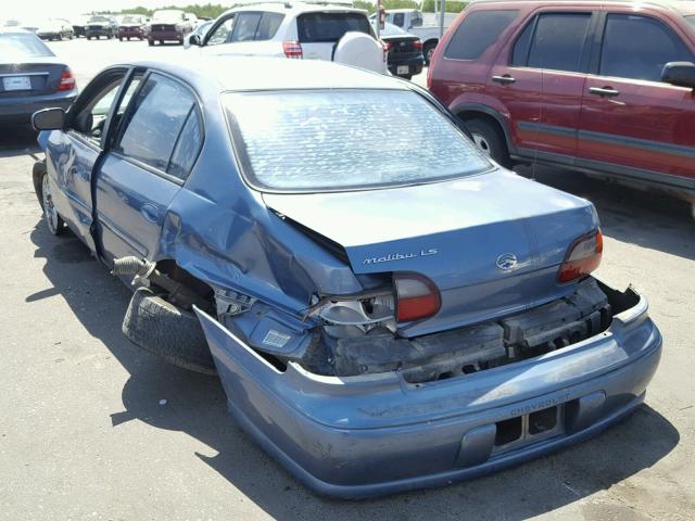 1G1NE52J6XY135286 - 1999 CHEVROLET MALIBU LS ლურჯი ფოტო 3