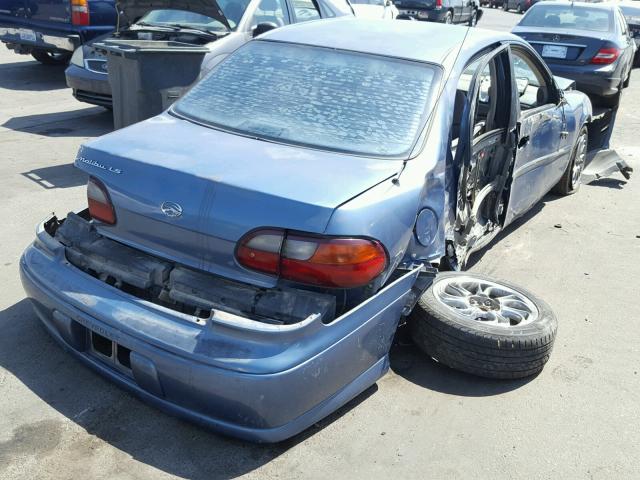 1G1NE52J6XY135286 - 1999 CHEVROLET MALIBU LS ლურჯი ფოტო 4