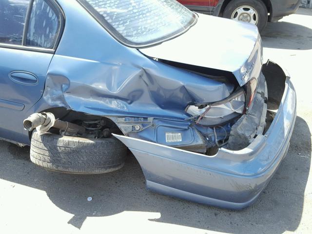 1G1NE52J6XY135286 - 1999 CHEVROLET MALIBU LS ლურჯი ფოტო 9