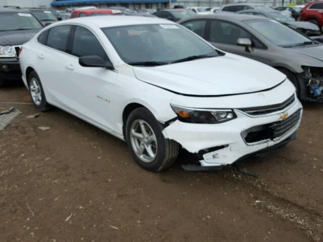 1G1ZB5ST9HF223371 - 2017 CHEVROLET MALIBU LS WHITE photo 1