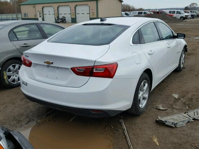 1G1ZB5ST9HF223371 - 2017 CHEVROLET MALIBU LS WHITE photo 4