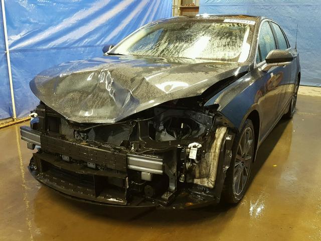 3LN6L2LU1DR825428 - 2013 LINCOLN MKZ HYBRID BLACK photo 2