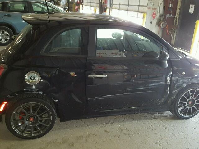 3C3CFFFHXET291651 - 2014 FIAT 500 ABARTH BLACK photo 9