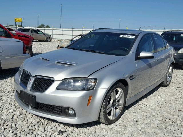 6G2ER57739L238469 - 2009 PONTIAC G8 SILVER photo 2