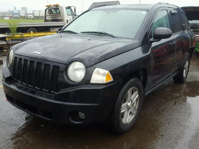 1J8FF47W57D131530 - 2007 JEEP COMPASS BLACK photo 2