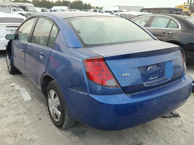 1G8AJ55F56Z112321 - 2006 SATURN ION LEVEL BLUE photo 3
