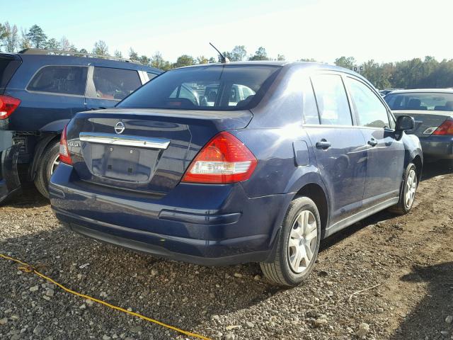 3N1BC1AP4AL433247 - 2010 NISSAN VERSA S BLUE photo 4