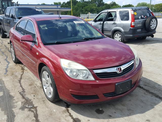 1G8ZS57N37F125835 - 2007 SATURN AURA XE RED photo 1