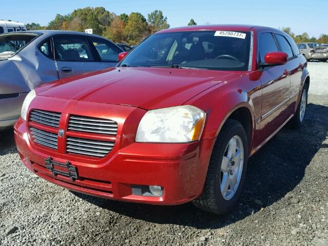 2D4GZ47V16H443178 - 2006 DODGE MAGNUM SXT RED photo 2