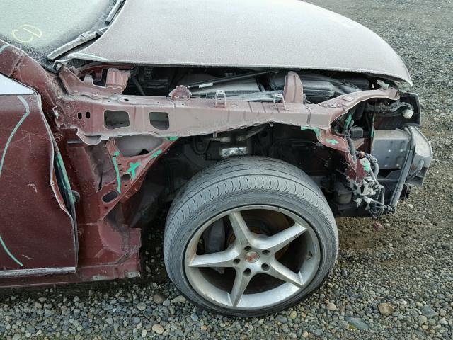 JTHGL46F675002291 - 2007 LEXUS LS 460L RED photo 9