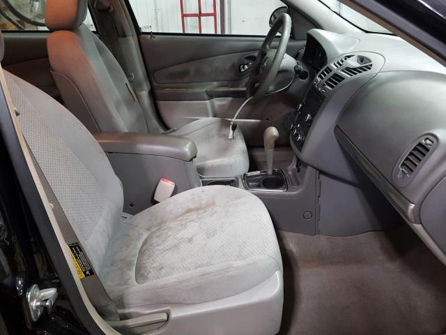 1G1ZS51F26F285526 - 2006 CHEVROLET MALIBU LS შავი ფოტო 5