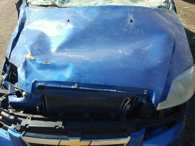 KL1TD5DE6BB141920 - 2011 CHEVROLET AVEO LS BLUE photo 7