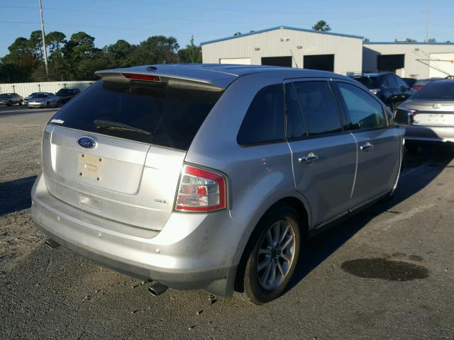 2FMDK3JCXABA36926 - 2010 FORD EDGE SEL SILVER photo 4