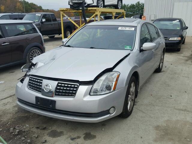 1N4BA41E84C841775 - 2004 NISSAN MAXIMA SE GRAY photo 2