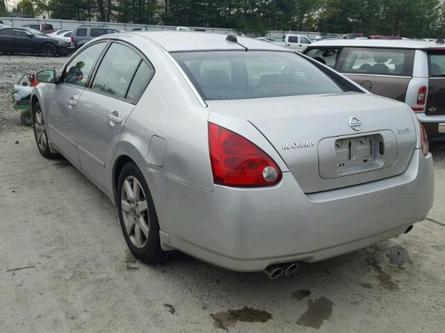 1N4BA41E84C841775 - 2004 NISSAN MAXIMA SE GRAY photo 3